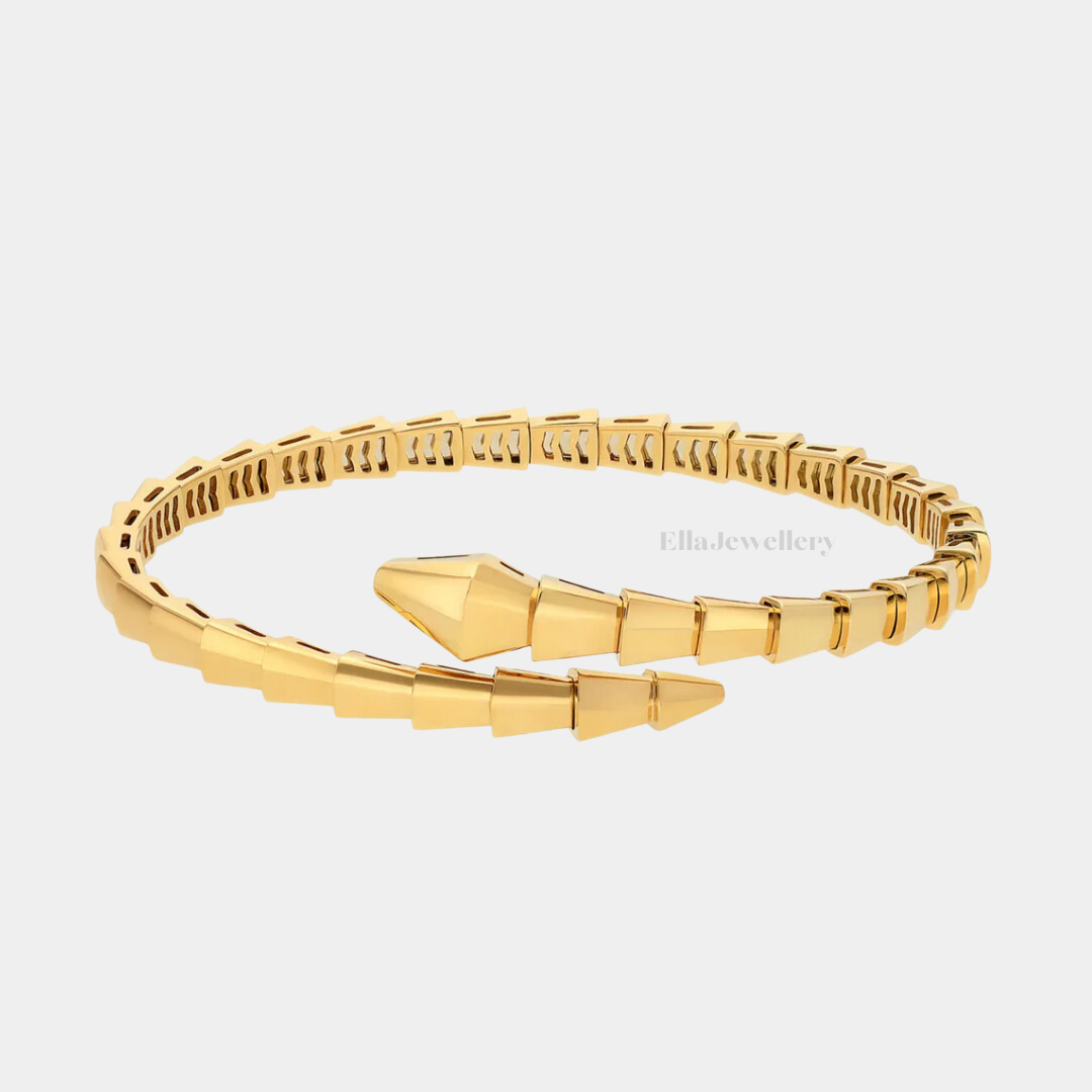 Ella Serpanti Bracelet,18K Yellow Gold Plated