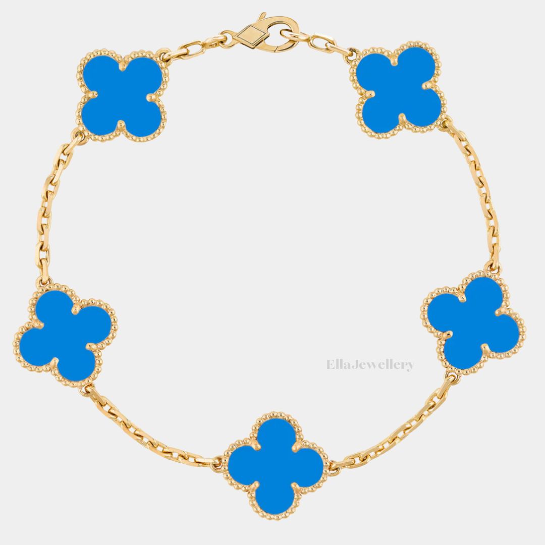 Bracelet Ella Clover, or 18 carats, étanche
