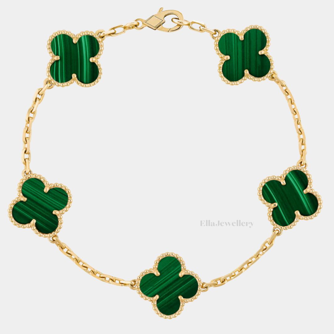 Bracelet Ella Clover, or 18 carats, étanche