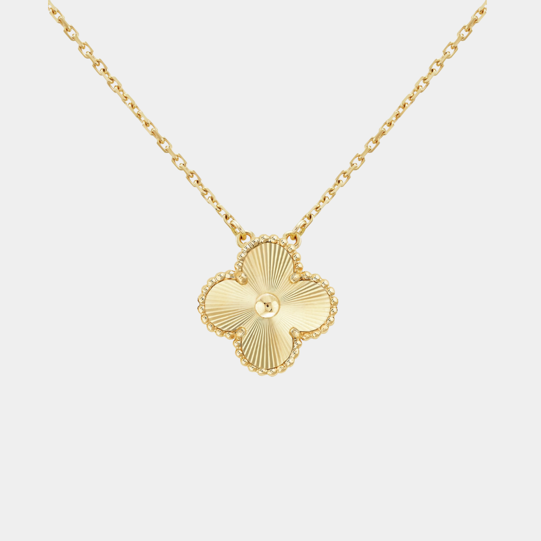 Collier Ella Clover, or 18 carats, étanche