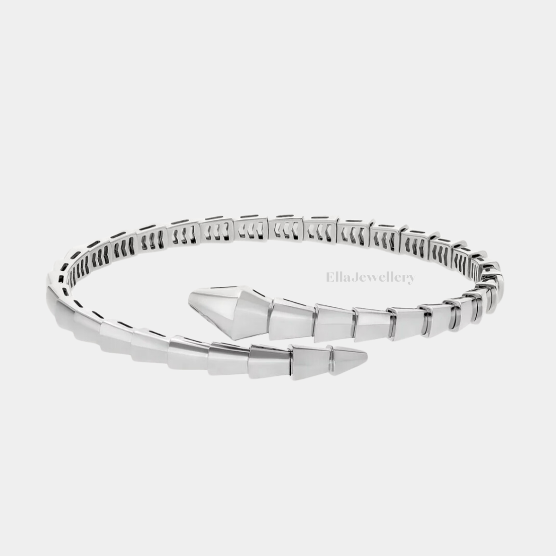 Bracelet Ella Serpanti, plaqué or jaune 18 carats